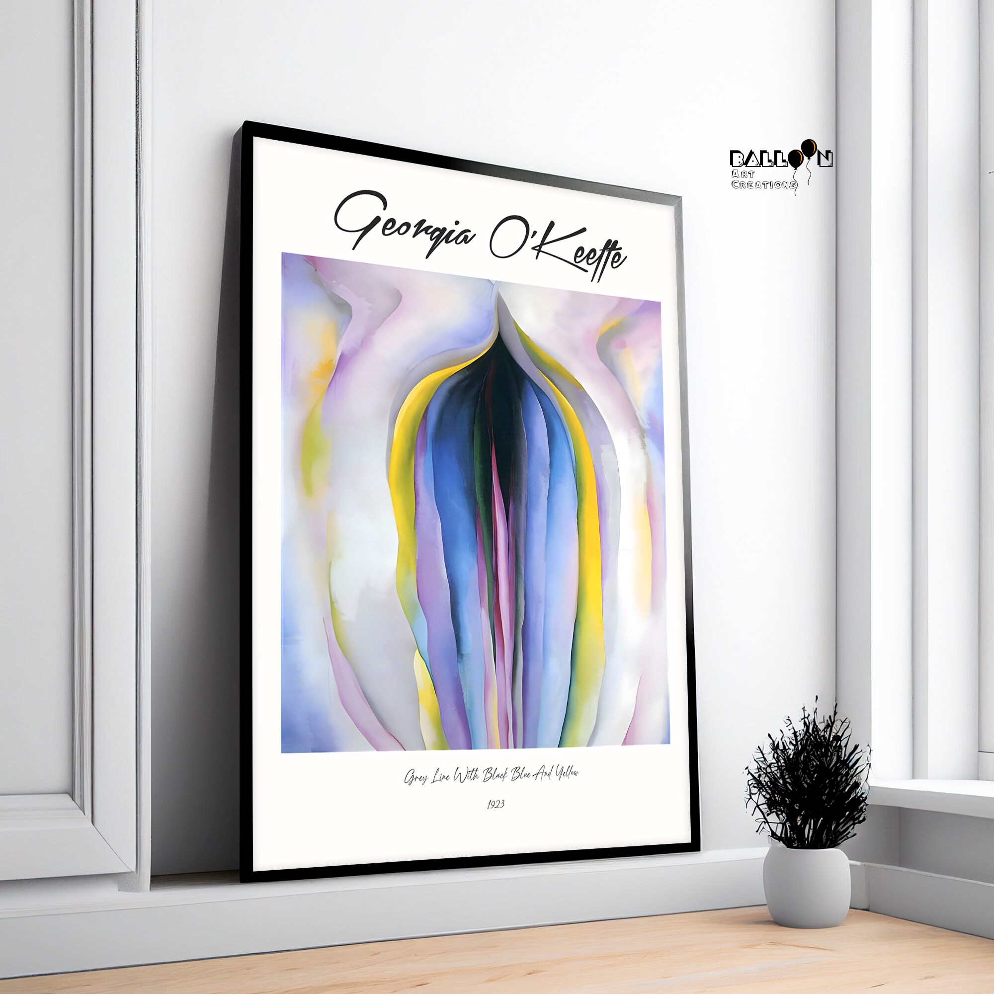 IA O'KEEFFE ポスター Georgia O Keeffe Exhibition