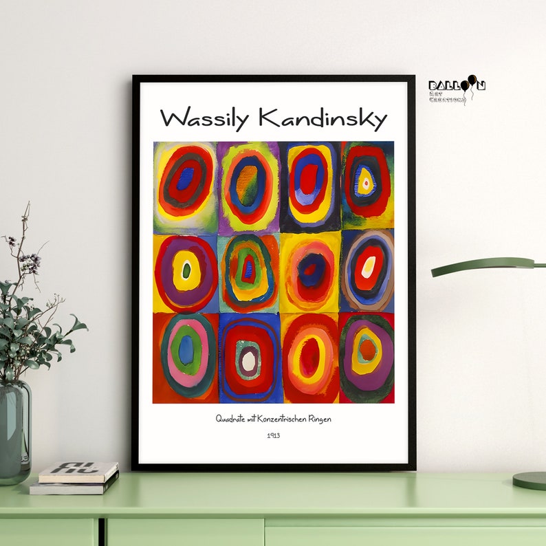 Kandinsky Rings Wassily Kandinsky, Quadrate Mit Konzentrischen Ringen, 1913, Kandinsky ...