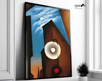 Georgia O Keeffe, New York With Moon, 1925, O'keeffe Poster