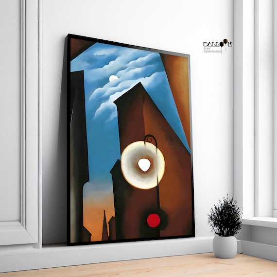 Georgia O'Keeffe アートポスター フレーム付き Georgia O'Keeffe アートポスター フレーム付き