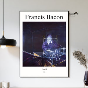 Francis Bacon, Pope II, 1951, Francis Bacon Print, Modern Wall Decor, Famous Painting, Portrait Art, Museum Art, Wall Art, Exhibition Poster