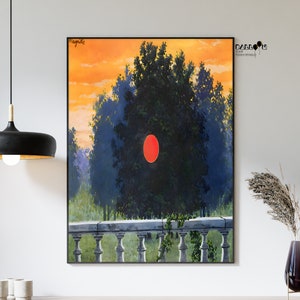 Rene Magritte, Le Banquet, 1955, pôster de Rene Magritte, impressão de Magritte, pinturas famosas, arte surrealista, arte moderna de parede, pôster de retrato