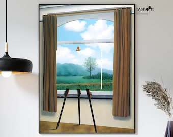 Rene Magritte, The Human Condition, 1933, Rene Magritte Poster, Surrealism Art, Modern Wall Art, Home Wall Decor, Magritte Print