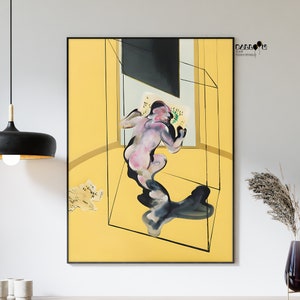 Francis Bacon, Figure in Movement, 1972, Francis Bacon Poster, Modern Wall Decor, Exhibition Print, Museum Art, Home Wall Art
