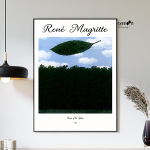 Rene Magritte, Coro da Esfinge, 1964, Impressão Rene Magritte, Impressão Magritte, Arte Moderna de Parede, Decoração de Parede de Casa, Arte Surrealista