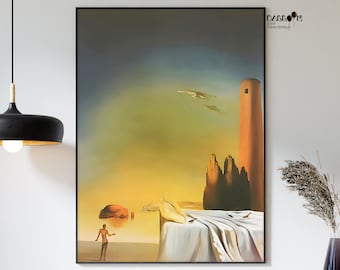 Salvador Dali, The Dream Approaches, 1931, Salvador Dali Print, moderne Kunst, Portrait Print, Home Wall Decor, Geschenkidee, Dali Ausstellung Print