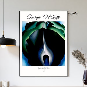 Georgia O&#39;Keeffe, Jack in the Pulpit No.4, 1930, Georgia O Keeffe Poster, Exhibition Poster, Modern Art, Flower Art Poster, Home Wall Art