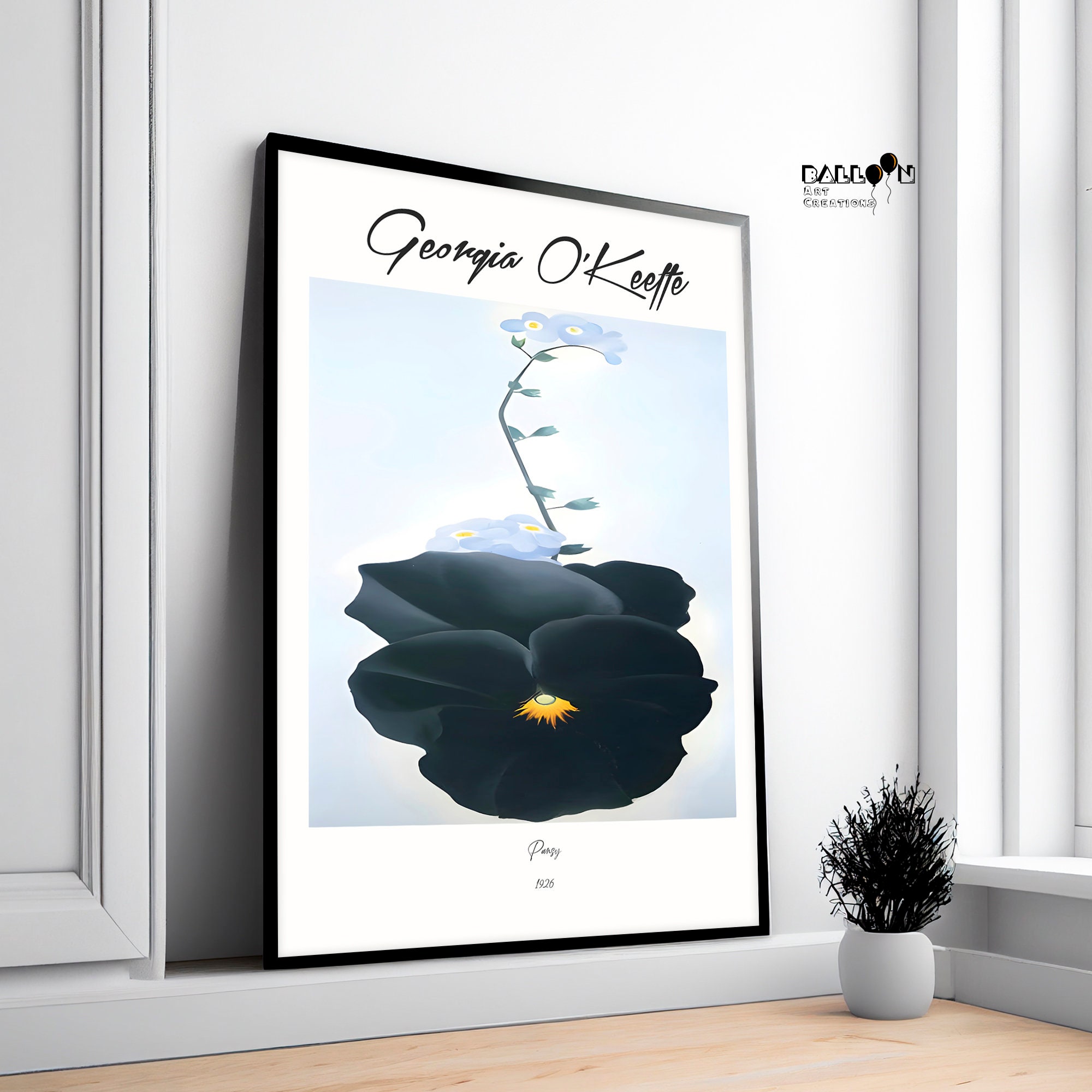 Georgia O'keeffe, Pansy, 1926, O'keeffe Poster, Modern Art, Flower