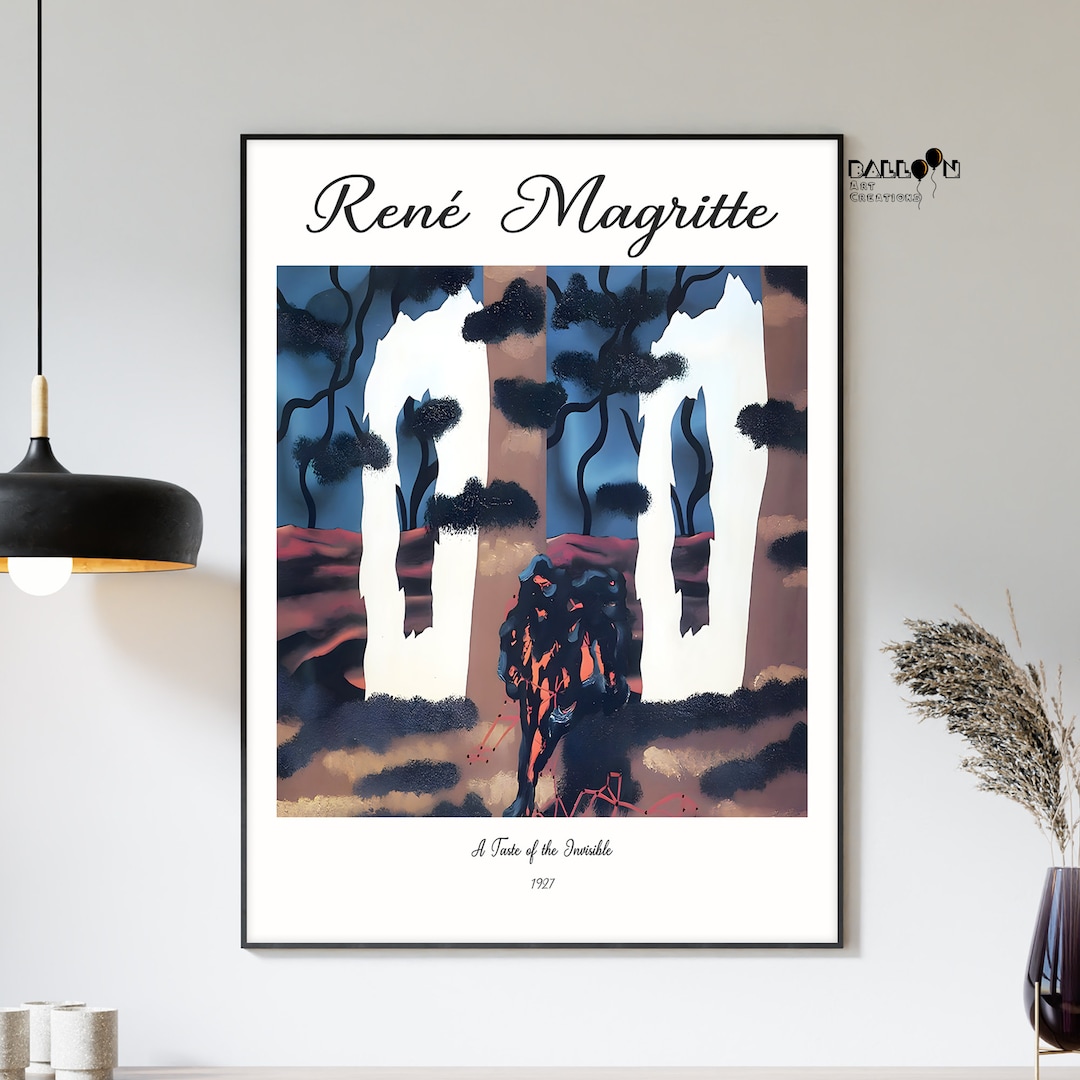 Rene Magritte, A Taste of the Invisible, 1927, Rene Magritte Print