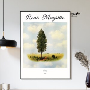 Rene Magritte, Território, 1957, Pôster Rene Magritte, Arte Surrealista, Pinturas Famosas, Arte Moderna de Parede, Pôster de Retrato, Arte de Parede Magritte