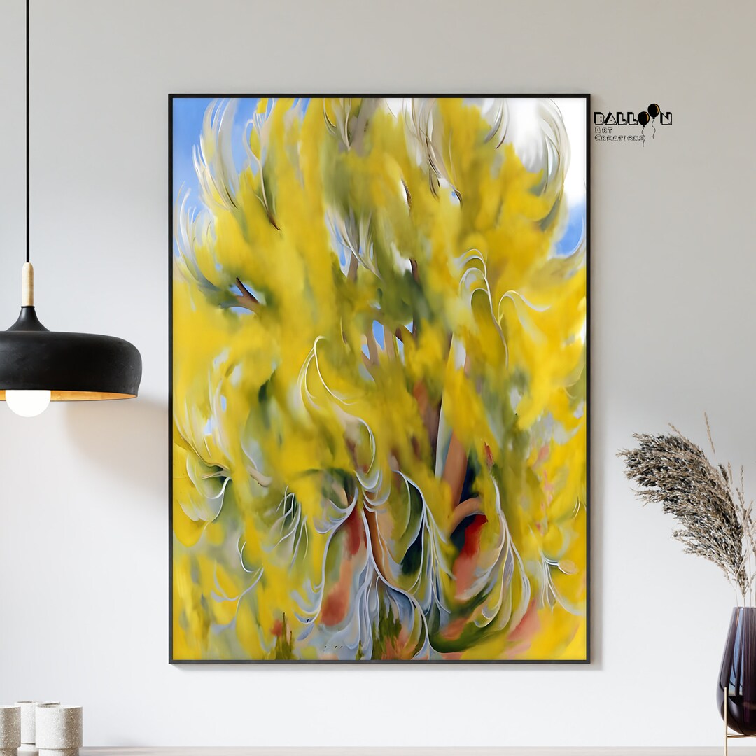 Georgia O'keeffe, Cottonwood Tree in Spring, 1943, Georgia O Keeffe ...