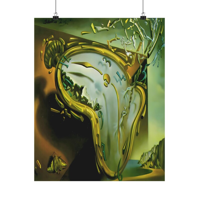 Salvador Dali, Melting Watch, 1954, Salvador Dali Print, Dali Exhibiton