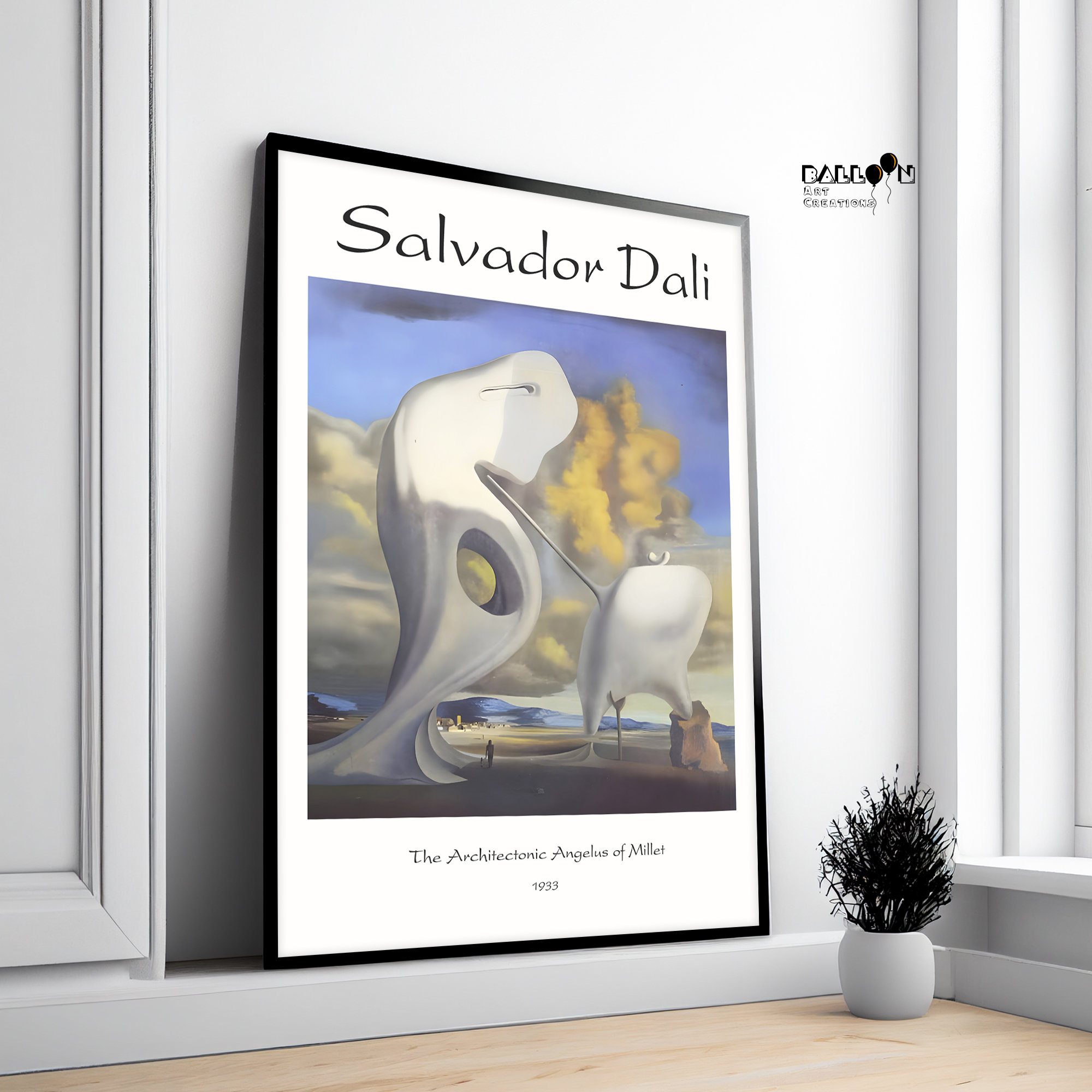 Salvador Dali, the Architectonic Angelus of Millet, 1933, Salvador Dali