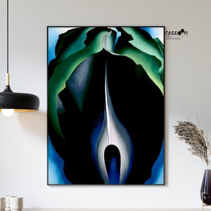 Georgia O&#39;Keeffe, Jack in the Pulpit No.4, 1930, Georgia O Keeffe Poster, Home Wall Decor, Gift Idea, Modern Art, Exhibition Poster