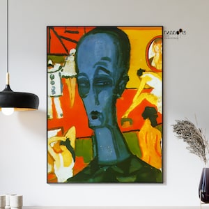 Salvador Dali, Saltimbanques, 1920-1921, Salvador Dali Poster, Surrealist Art, Portrait Print, Wall Decor, Famous Paintings, Modern Art