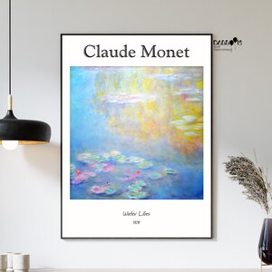 Claude Monet, Water Lilies, 1908, Claude Monet Print, Nature Print, Exhibition Poster, Flower Poster, Home Wall Art, Landscape Poster