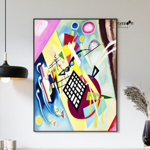 Wassily Kandinsky, Black Frame, 1922, Kandinsky Wall Art, Expressionist Poster, Gift Idea, Home Wall Art, Abstract Art, Modern Art Print