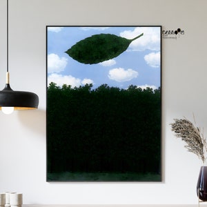 Rene Magritte, Coro da Esfinge, 1964, Impressão de Rene Magritte, Arte Surrealista, Arte Moderna de Parede, Decoração de Parede de Casa, Cartaz Magritte