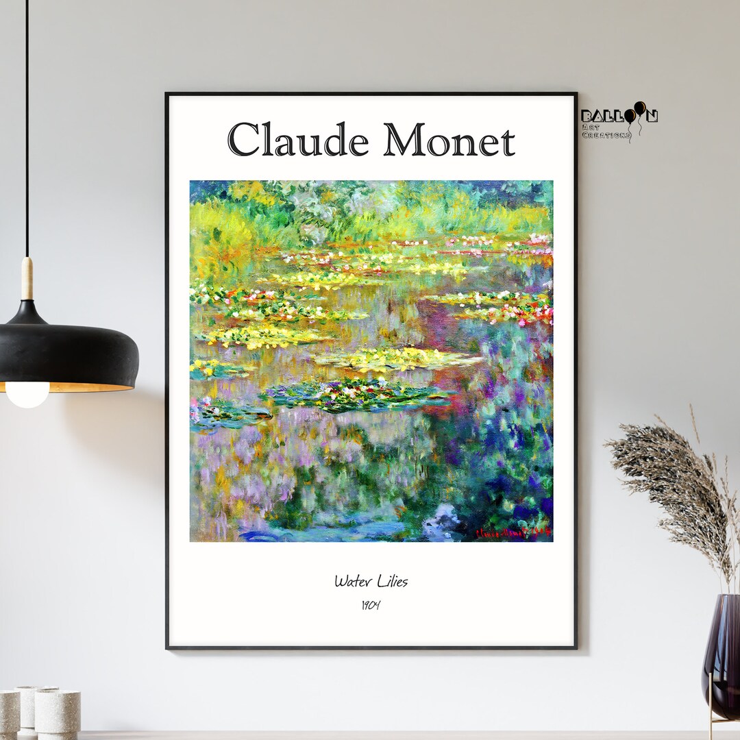 Claude Water Lilies, 1904, Claude Poster, Impressionist