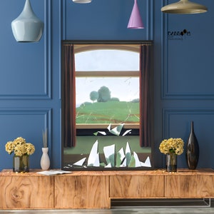 Rene Magritte, the Key to the Fields, 1936, Rene Magritte Poster ...