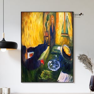 Edvard Munch, The Murderess, 1906, Edvard Munch Poster, Portrait Art, Landscape Poster, Exhibition Print, Museum Print, Munch Wall Poster