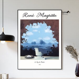 Rene Magritte, Le Pays des Miracles, 1964, Rene Magritte Wall Poster, Surrealism Art, Modern Wall Art, Home Wall Decor, Famous Paintings
