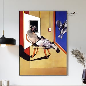 Francis Bacon, Seated Figure, 1974, Francis Bacon Print, Gift Idea, Quality Poster, Exhibition Poster, Museum Art Poster, Modern Wall Decor