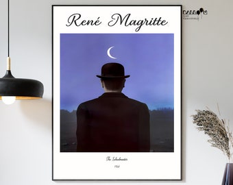 La Lunette D Approche-rene Magritte,home Office Decor,surrealist