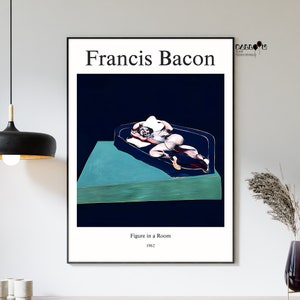 Francis Bacon, Figure in a Room, 1962, Francis Bacon Print, Modern Wall Decor, Museum Art, Famous Painting, Exhibition Poster, Home Wall Art