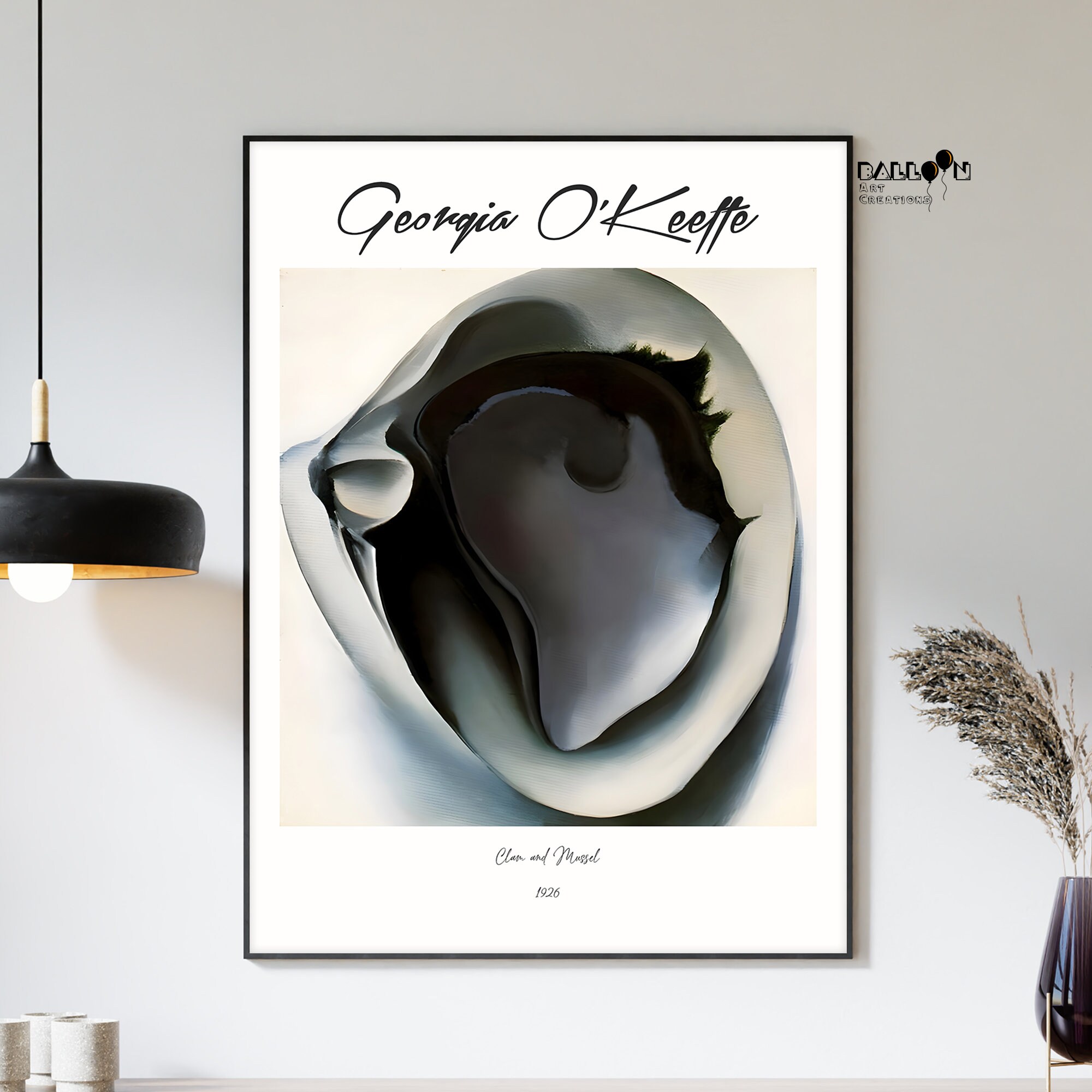 【開店記念セール！】 O Georgia Keeffe, O'keeffe Georgia 1926, Mussel, and Clam トップス