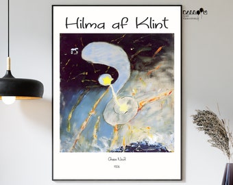 Hilma Af Klint, Chaos No.2, 1906, Hilma Af Klint Poster, Abstract Art, Geometric Print, Famous Paintings, Colorful Poster, Home Wall Decor