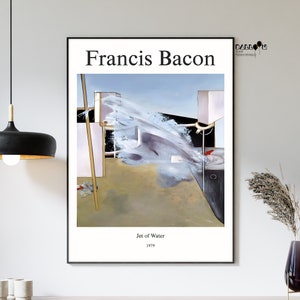 Francis Bacon, Jet of Water, 1979, Francis Bacon Wall Art, Modern Wall Decor, Museum Art, Francis Bacon Poster, Home Wall Art, Portrait Art