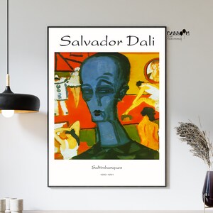 Salvador Dali, Saltimbanques, 1920-1921, Salvador Dali Art Poster, Surrealist Art, Modern Art, Wall Decor, Famous Paintings, Portrait Print