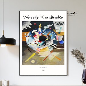 Wassily Kandinsky, Ein Zentrum, 1924, Kandinsky Poster, Expressionist Art, Modern Art Print, Gift Idea, Home Wall Art, Abstract Art