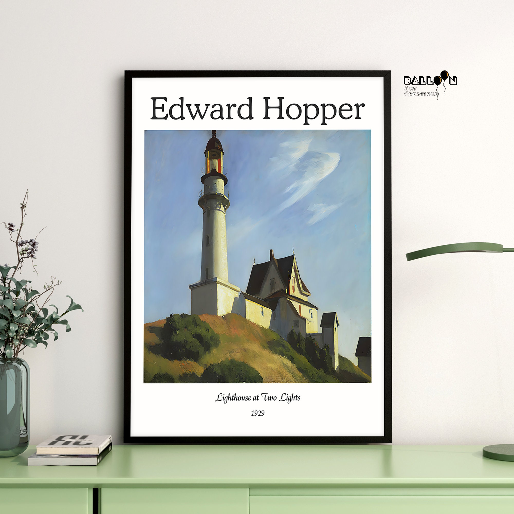 Edward Hopper, Lighthouse at Two Lights, 1929, Edward Hopper