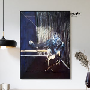 Francis Bacon, Chimpanzee, 1955, Francis Bacon Poster, Modern Wall Decor, Museum Art, Famous Paintings, Portrait Poster, Exhibition Poster