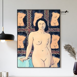 Rene Magritte, Lola de Valence, 1948, Rene Magritte Print, Decoração de parede para casa, Arte de retrato, Cartaz de Magritte, Arte moderna de parede, Arte surrealista