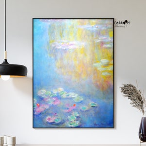 Claude Monet, Water Lilies, 1908, Claude Monet Poster, Landscape Poster, Home Wall Art, Exhibition Poster, Flower Poster, Nature Print