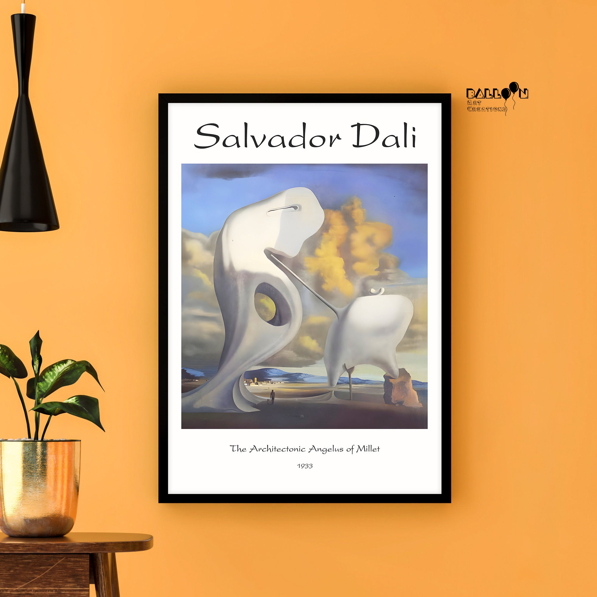 Salvador Dali, the Architectonic Angelus of Millet, 1933, Salvador Dali
