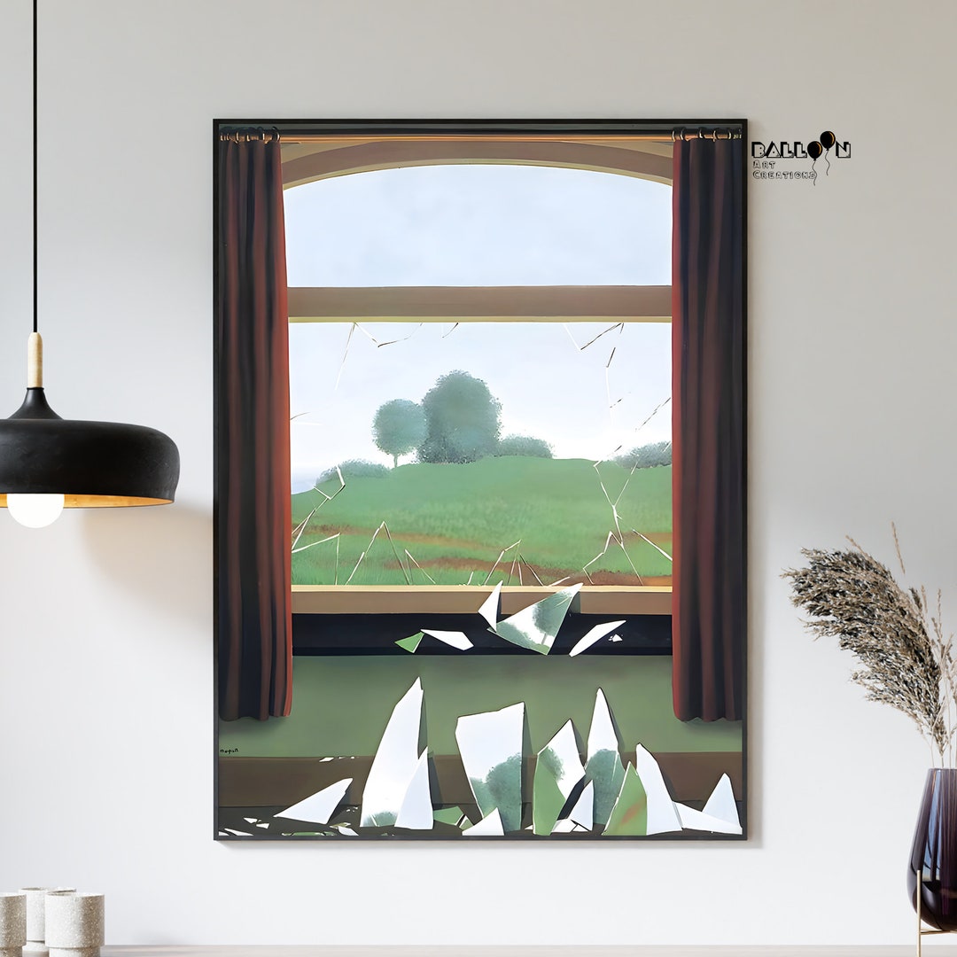 Rene Magritte, the Key to the Fields, 1936, Rene Magritte Poster ...