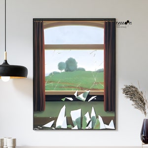 Rene Magritte, the Key to the Fields, 1936, Rene Magritte Poster ...