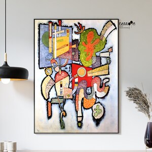 Wassily Kandinsky, Complex Simple, 1939, Kandinsky Poster, Expressionist Art, Abstract Art, Gift Idea, Colorful Wall Decor, Home Wall Art