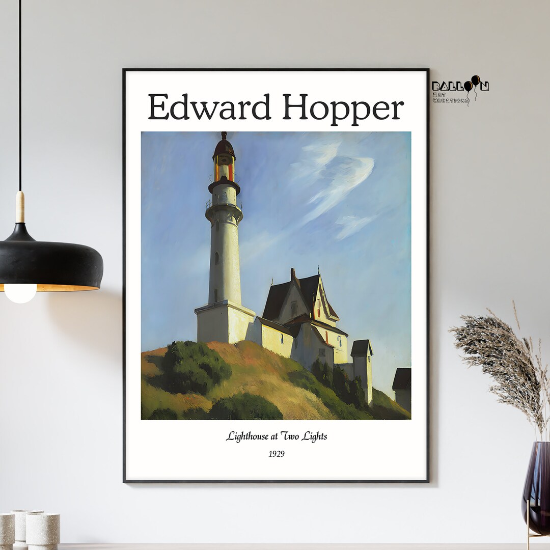 Edward Hopper, Lighthouse at Two Lights, 1929, Edward Hopper