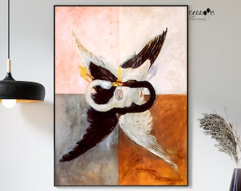 Hilma Af Klint, Svanen, 1914, Hilma Af Klint Poster, Home Wall Decor, Geometric Poster, Modern Art, Abstract Art, Wall Art, Famous Paintings