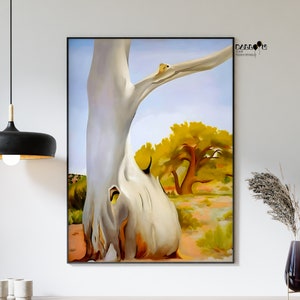 Georgia O&#39;Keeffe, Dead Cottonwood Tree, 1943, Georgia O Keeffe Print, Tree Poster, Exhibition Poster, Home Wall Decor, Modern Art