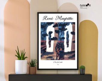 Rene Magritte, A Taste of the Invisible, 1927, Rene Magritte Print