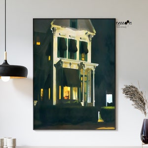 Edward Hopper, Rooms for Tourists, 1945, Hopper Wall Poster, Museum Poster, Landscape Print, Exhibition Poster, Home Wall Decor, Realism Art