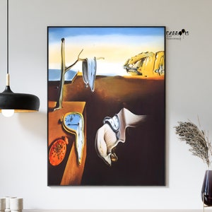 Salvador Dali, The Persistence of Memory, 1931, Salvador Dali Poster, Dali Print, Modern Art, Abstract Art, Portrait Art, Surrealist Print