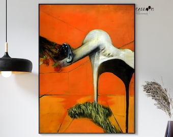 Francis Bacon, Head VI, 1949, Francis Bacon Wall Art, Portrait Art