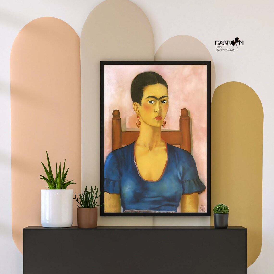 Frida Kahlo, Autorretrato, 1930, Frida Kahlo Poster, Gallery Wall Art ...